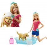 Набор с куклой Barbie "Веселое купание щенка"