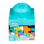 Конструктор "Большой кубик" (40 деталей) Mega Bloks