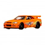 Коллекционная модель машинки Nissan Skyline GT-R (BNR34) серии "Форсаж" Hot Wheels (HNW46/HKD21)