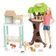 Игровой набор с куклой Barbie "Центр ухода за животными"
