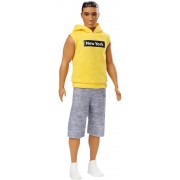 Кукла Кен "Модник" в желтом худи Barbie