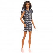 Кукла Barbie "Модница" в платье с милым мышиным принтом