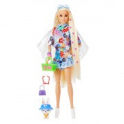 Кукла Barbie "Экстра" в цветочном образе