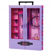 Сиреневый шкаф для одежды Barbie