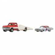 Коллекционная модель машинки ’61 Impala и транспортера ’72 Chevy Ramp Truck серии "Car Culture" Hot Wheels (FLF56/HKF40)