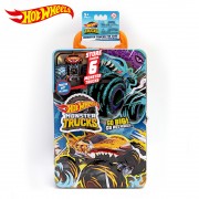 Металлический контейнер для хранения машинок серии "Monster Trucks" Hot Wheels