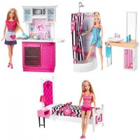Набор с куклой Barbie "Роскошный интерьер" в асс. (3)