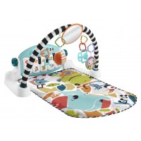 Коврик-игровой центр голубой "Нажимай и играй" с технологией Smart Stages (англ.) Fisher-Price