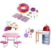 Набор мебели и аксессуаров для отдыха на природе Barbie (в асс.)