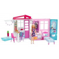 Портативный домик Barbie с куклой (обновл.)