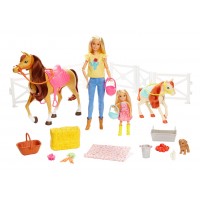 Набор Barbie "Верховая езда и объятия"