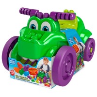 Машинка-крокодил "Катайся и собирай кубики" Mega Bloks