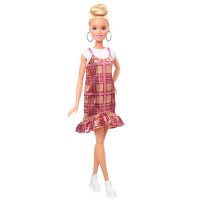 Кукла Barbie "Модница" в клетчатом сарафане