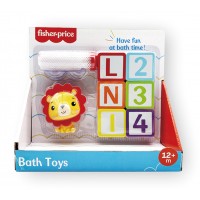 Игрушка Львенок с набором букв и цифр для игры с водой Fisher-Price