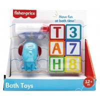 Игрушка Слоненок с набором букв и цифр для игры с водой Fisher-Price