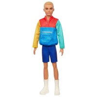 Кукла Кен "Модник" в свитшоте в стиле пэчворк Barbie