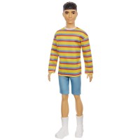 Кукла Кен "Модник" в полосатом джемпере Barbie