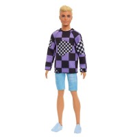Кукла Кен "Модник" в свитере в клетку Barbie
