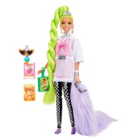Кукла Barbie "Экстра" с неоново-зелеными волосами