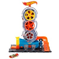 Игровой набор "Приключения и трюки в шиномонтаже" Hot Wheels