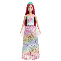 Кукла-принцесса с малиновыми волосами серии Дримтопия Barbie